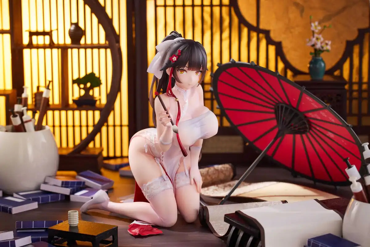 Alphamax Azur Lane Takao The Lessons Of Spring 1/4 Scale Collectible Figure