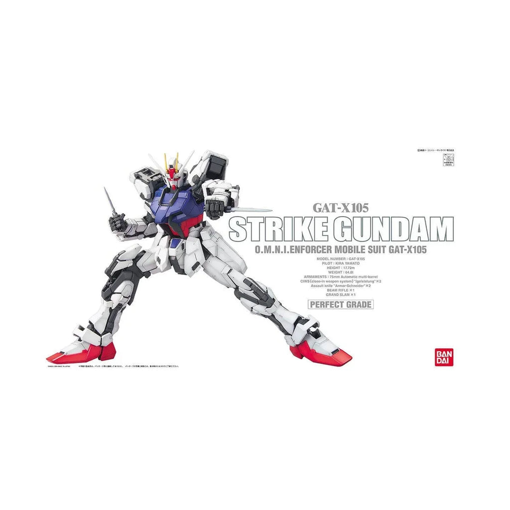 Bandai PG Mobile Suit Gundam Seed Perfect Grade Strike Model Kit Figure
