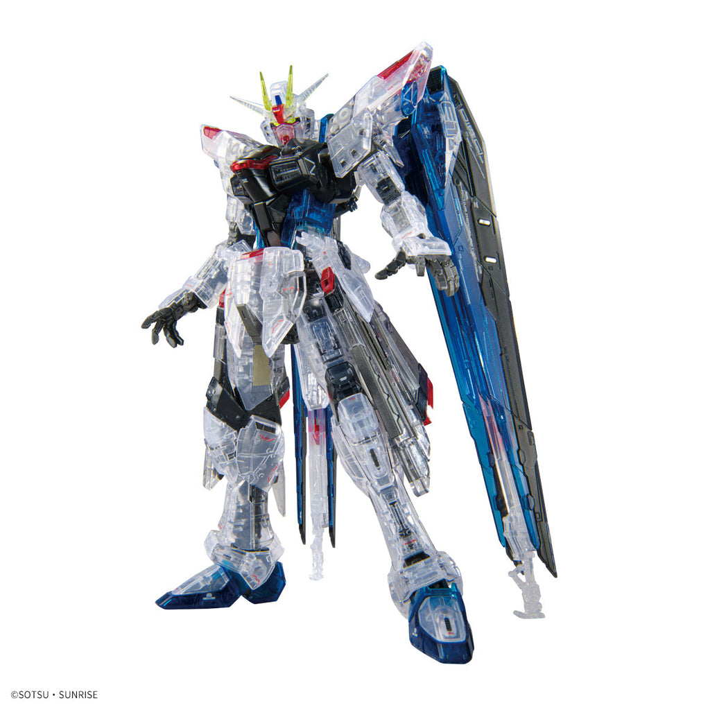 Bandai RG 1/144 Freedom Gundam Ver.GCP Clear Color Gundam Base Limited