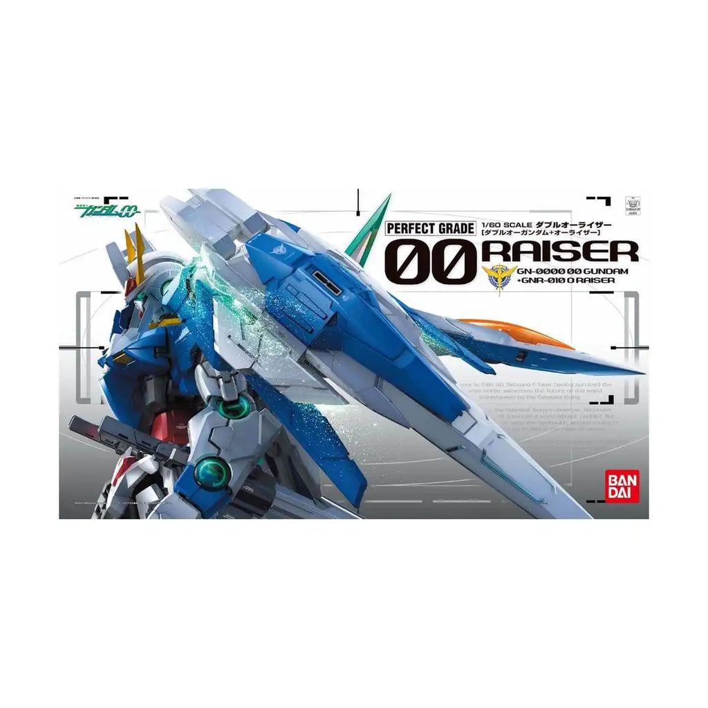 Bandai PG Mobile Suit Gundam 00 Perfect Grade 00 Raiser Model Kit Figure