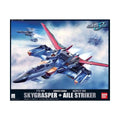 Bandai PG Mobile Suit Gundam Seed Perfect Grade Sky Grasper + Aile Striker Model Kit Figure