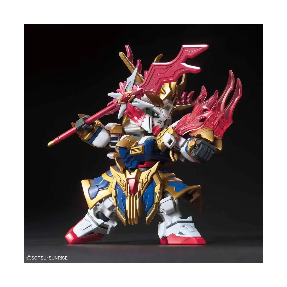 Bandai SD Gundam Sangoku Souketsuden Super Deformed Zhang Fei God Model Kit Figure