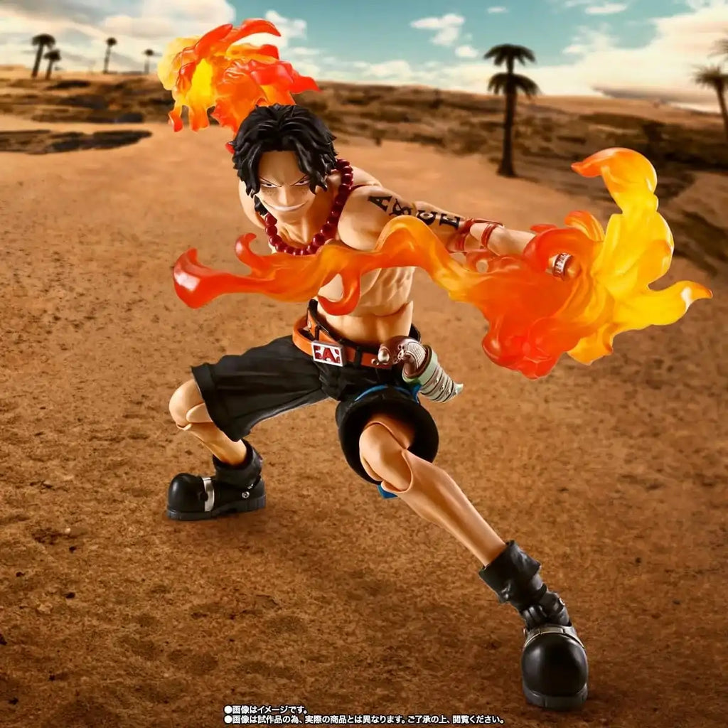 Tamashii Nations One Piece Portgas D Ace Fire Fist Action Figure