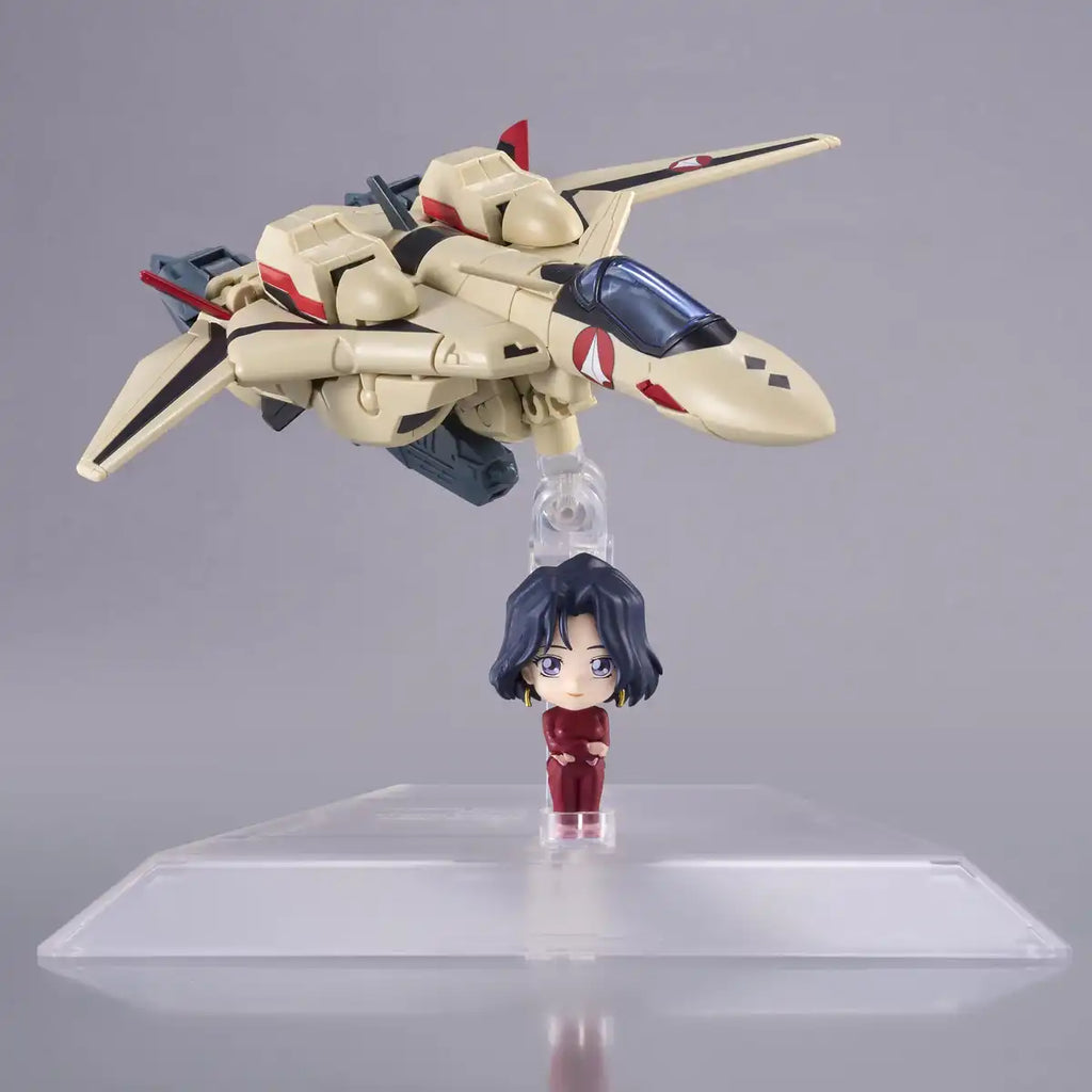 Tamashii Nations Tiny Session Macross Plus YF-19 Action Figure with Myung 110mm PVC
