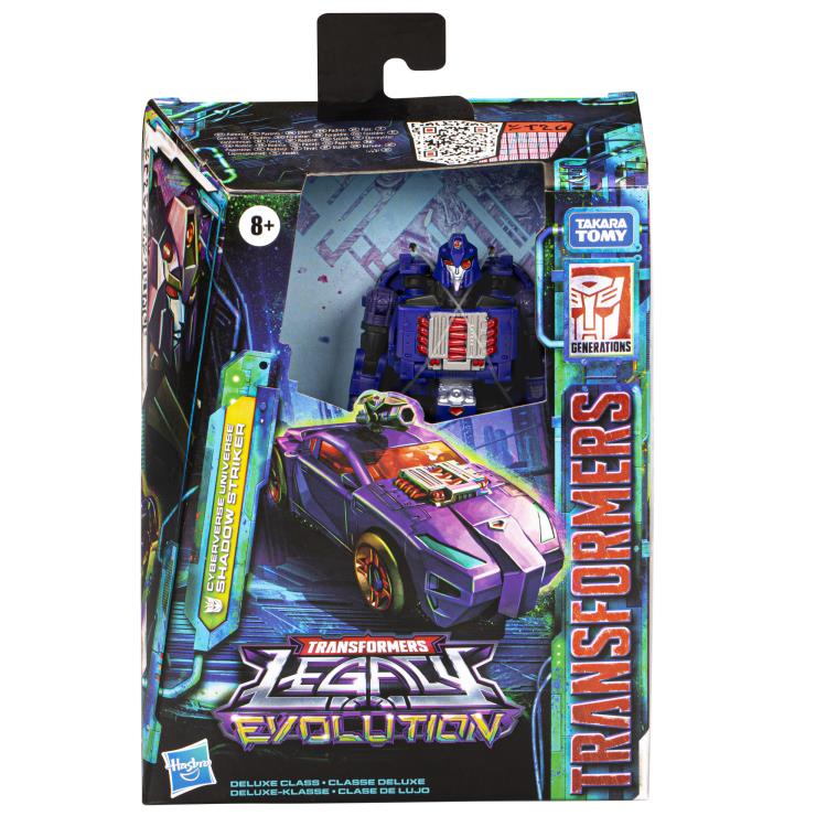 Transformers Generations Legacy Evolution Deluxe Class Cyberverse Universe Shadow Striker Action Figure