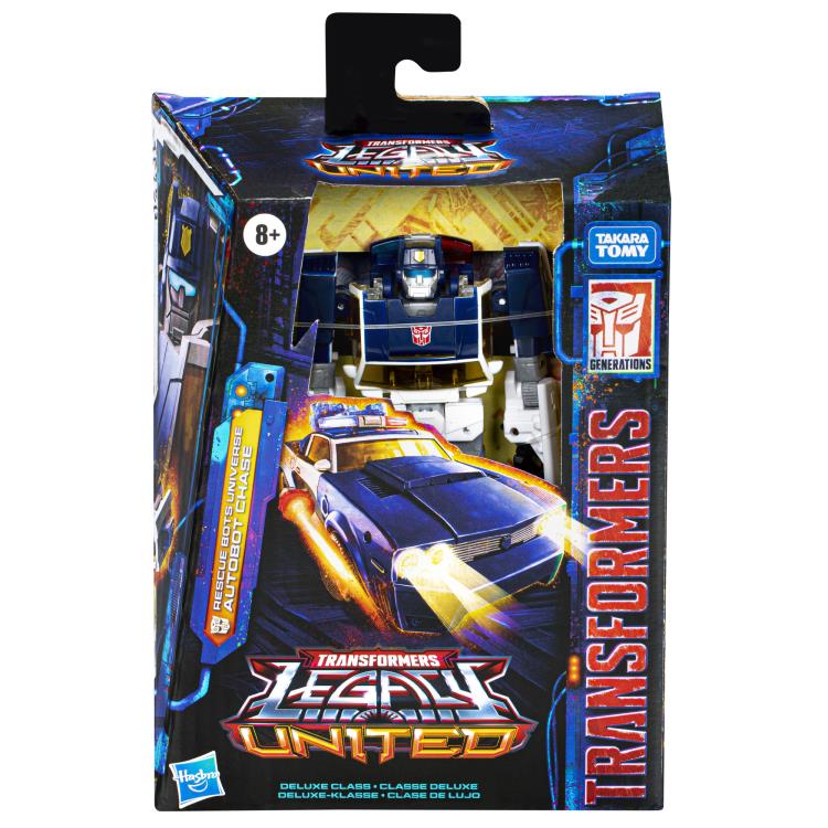 Transformers Generations Legacy United Deluxe Class Rescue Bots Universe Autobot Chase Action Figure