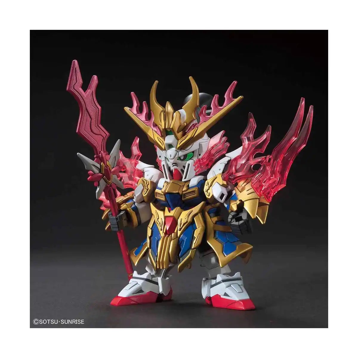 Bandai SD Gundam Sangoku Souketsuden Super Deformed Zhang Fei God Model Kit Figure