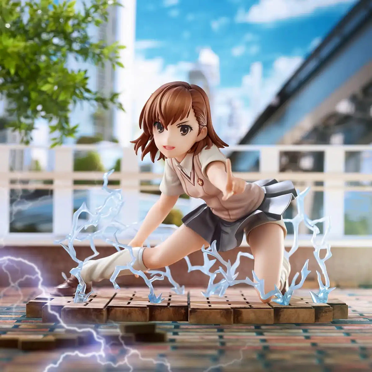Union Creative A Certain Scientific Railgun T Mikoto Misaka Non-Scale Pvc Abs Painted Complete Figure