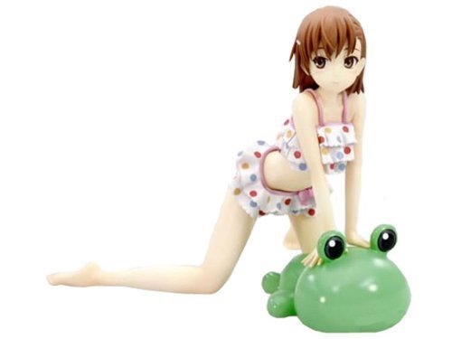 Kadokawa A Certain Scientific Railgun Misaka Mikoto Furifuri Swimsuit Figure 1/8 Scale Japan