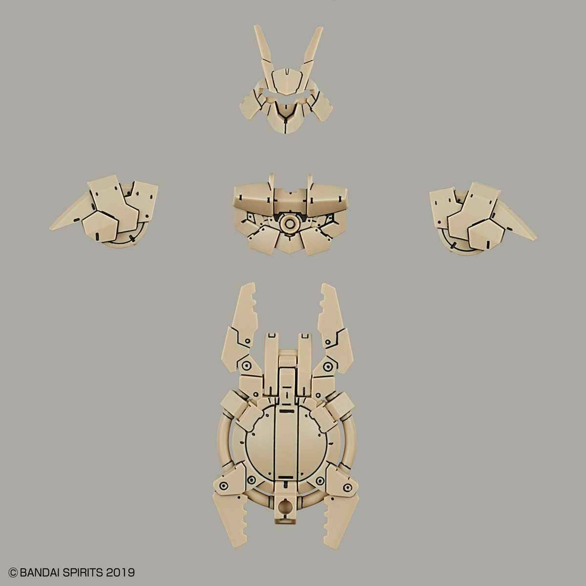 Bandai 1/144 30mm Option Armor For Close Fighting Portanova / Sand Yellow Kit