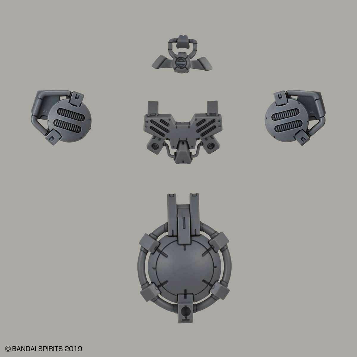 Bandai 1/144 30mm Option Armor For Special Squad Portanova / Light Gray Kit