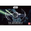 Bandai 1/72 Tie Advanced X1 Plastic Model Kit Star Wars