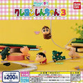Bandai Crayon Hagukotto 3 All 6 Set Mascot Capsule Figure Complete
