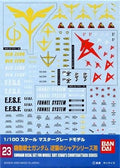 Bandai Gundam Decal No.023 For Mg 1/100 Char's Counterattack Series Japan