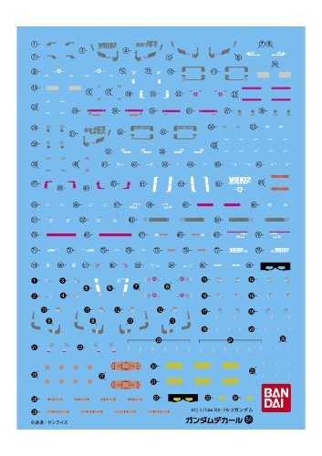 Bandai Gundam Decal No.084 For Rg 1/144 Rx-78-2 Gundam