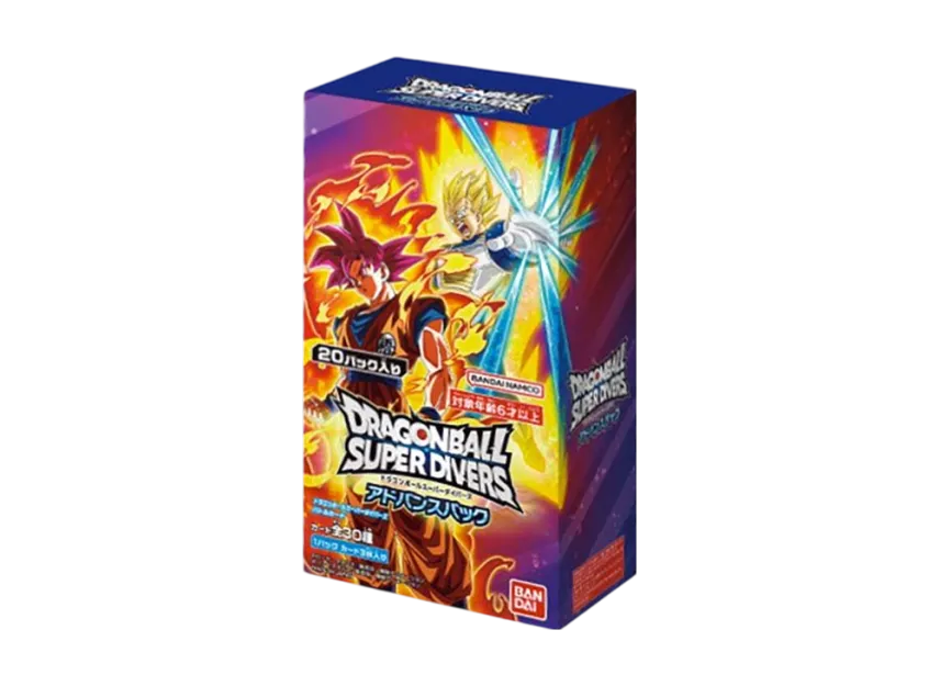 Bandai Dragon Ball Super Divers Advanced Pack Box 20 Packs