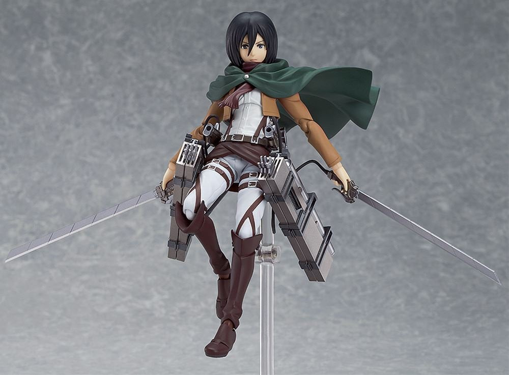 Max Factory Giant Of Figma Advance Mikasa Ackerman Japanese Non-Scale Plastic Models