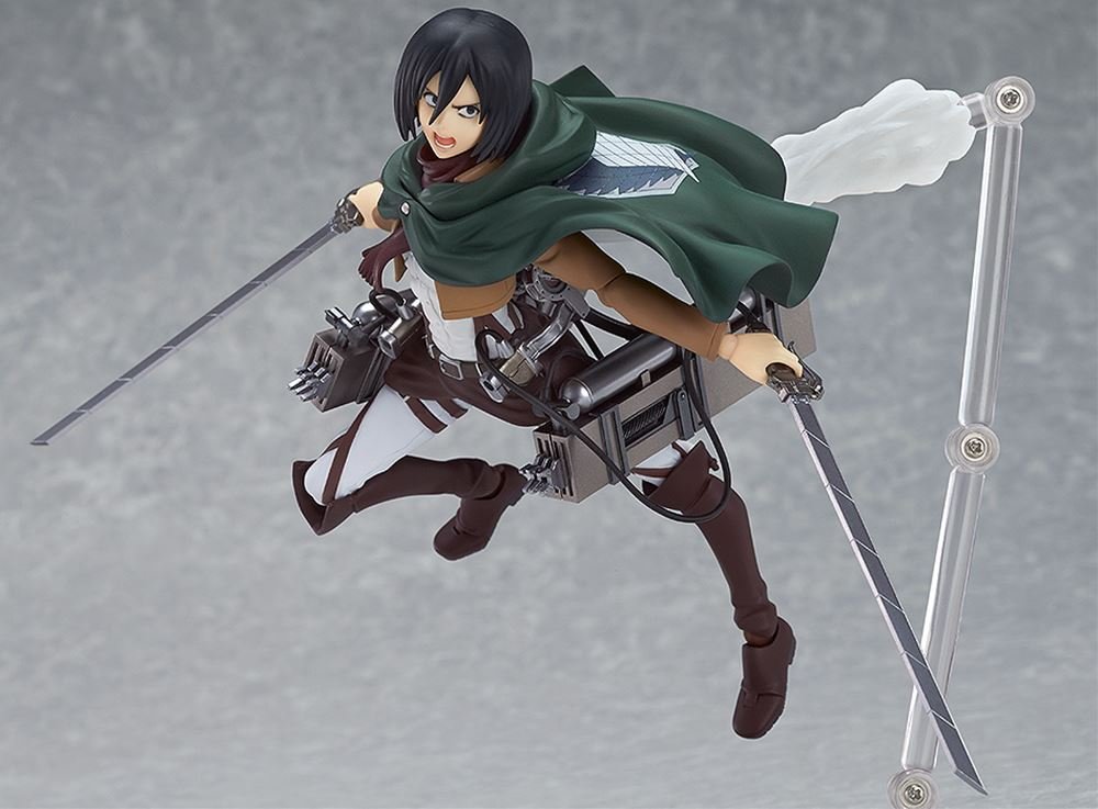 Max Factory Giant Of Figma Advance Mikasa Ackerman Japanese Non-Scale Plastic Models