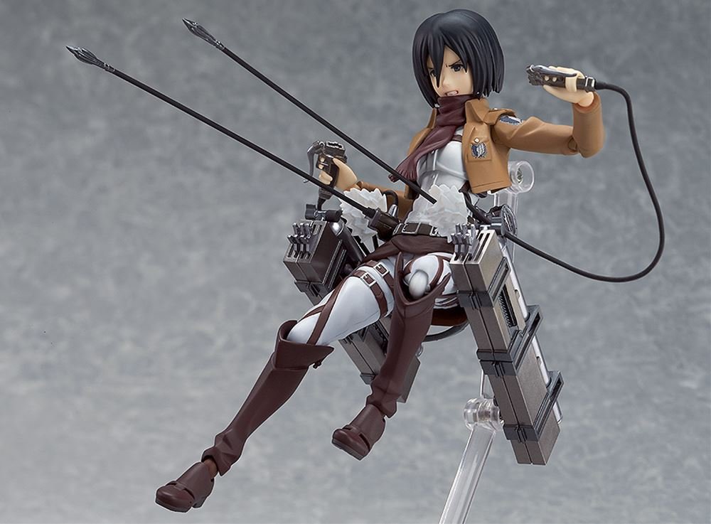 Max Factory Giant Of Figma Advance Mikasa Ackerman Japanese Non-Scale Plastic Models