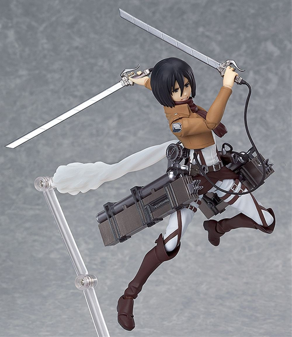 Max Factory Giant Of Figma Advance Mikasa Ackerman Japanese Non-Scale Plastic Models