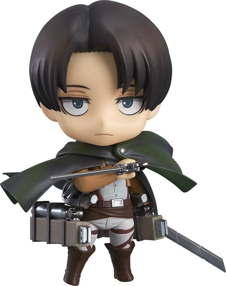 Good Smile Company Nendoroid Attack On Titan Levi Pre-Painted Movable Figure Cute Levi Figure