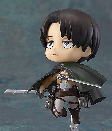 Good Smile Company Nendoroid Attack On Titan Levi Pre-Painted Movable Figure Cute Levi Figure