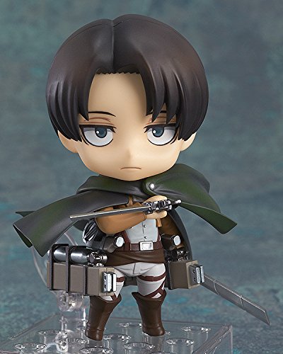 Good Smile Company Nendoroid Attack On Titan Levi Pre-Painted Movable Figure Cute Levi Figure