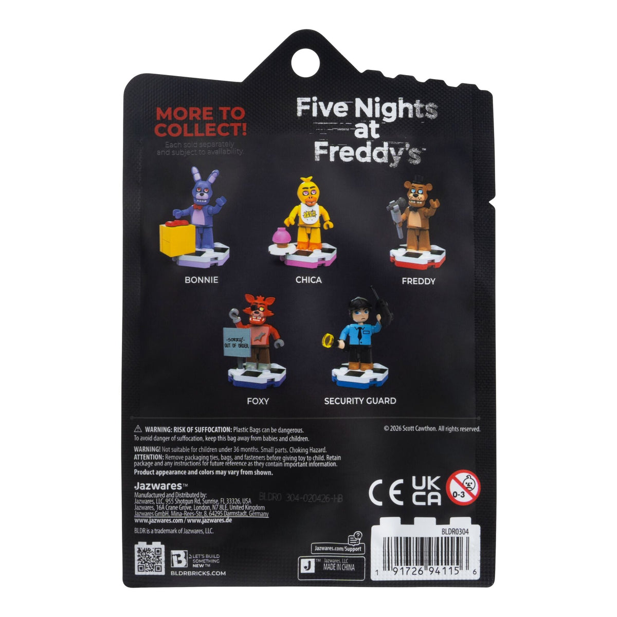Five Nights At Freddy's 1.5-Inch Mystery Mini Figures (Series 1)