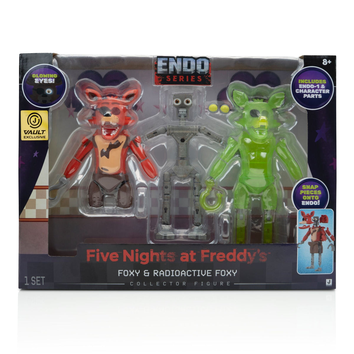 Five Nights at Freddy’s Endo-01 (Classic Foxy and Radioactive Foxy)
