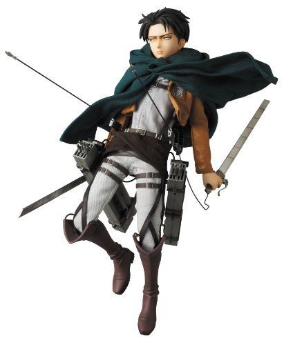 Medicom Toy Rah 662 Attack On Titan Levi Figure 1/6 Scale