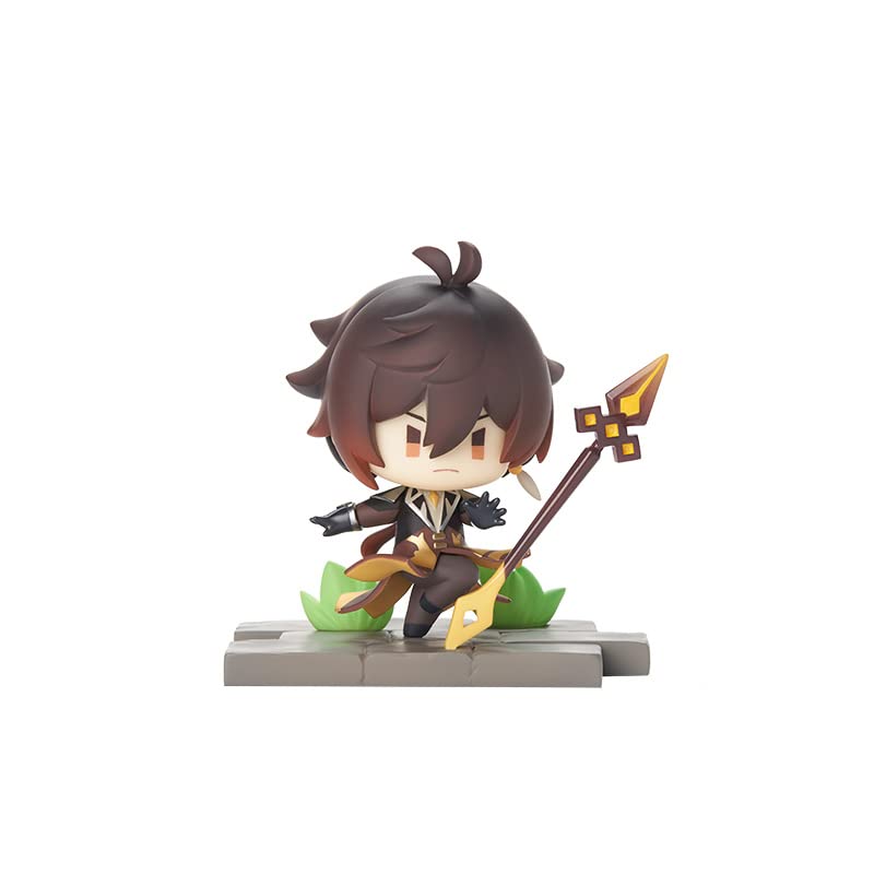 Mihoyo Genshin Impact  Heroes Of The Battlefield  Ritsuki Hen Pvc Abs Collection Figures Box With 6