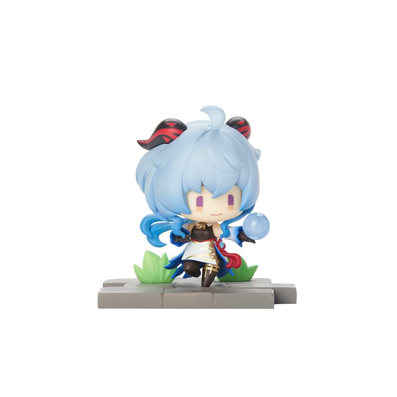 Mihoyo Genshin Impact  Heroes Of The Battlefield  Ritsuki Hen Pvc Abs Collection Figures Box With 6