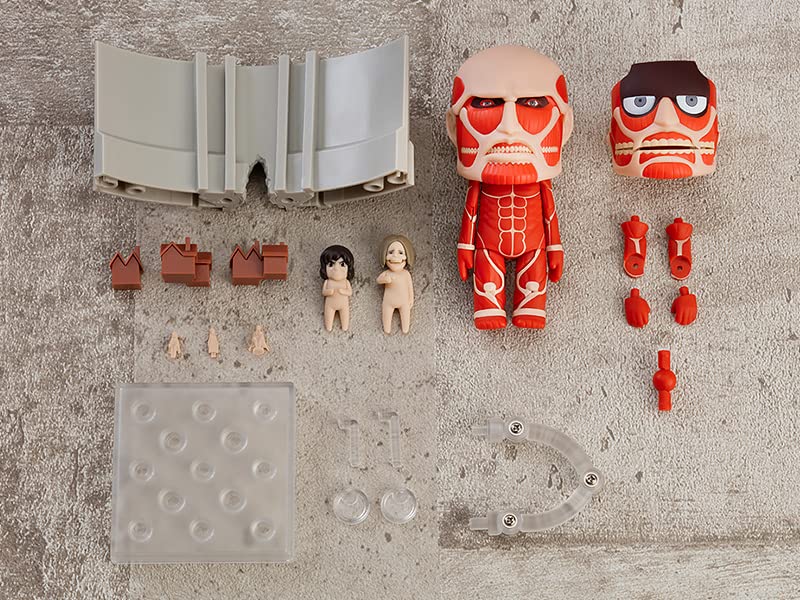 Nendoroid Attack On Titan Colossal Titan Renewal Set Non-Scale Plastic Painted Action Figure G17056