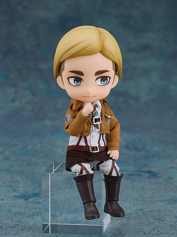Good Smile Company Nendoroid Doll Attack On Titan Erwin Smith Painted Action Figure Japan