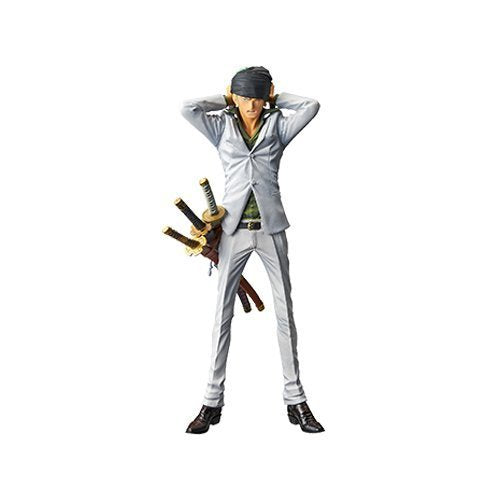 Banpresto One Piece Roronoa Zoro King Of Artist White & Purple Ver. Japan Figure (White)