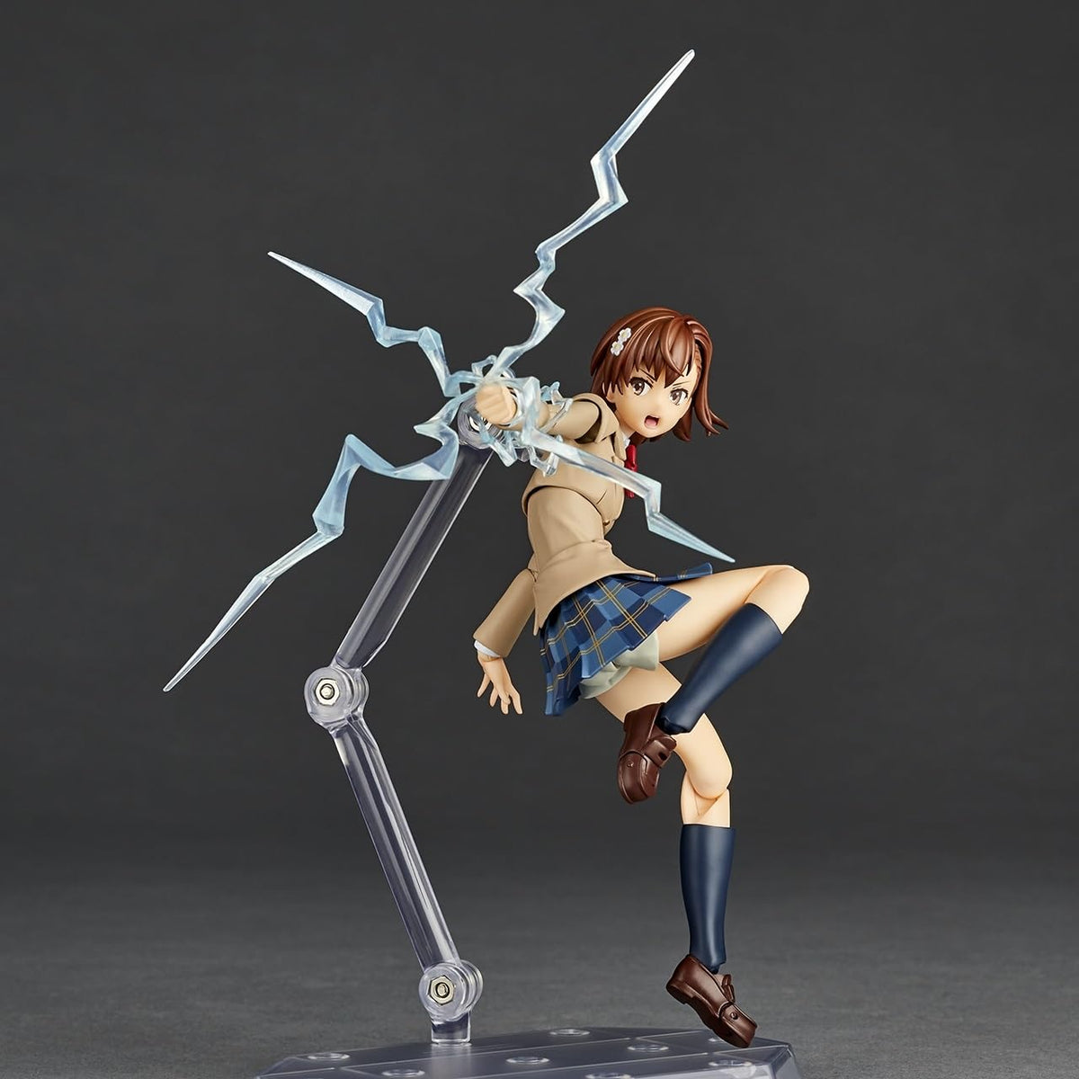 Kaiyodo Revoltech Mikoto Misaka Winter Uni Version Action Figure