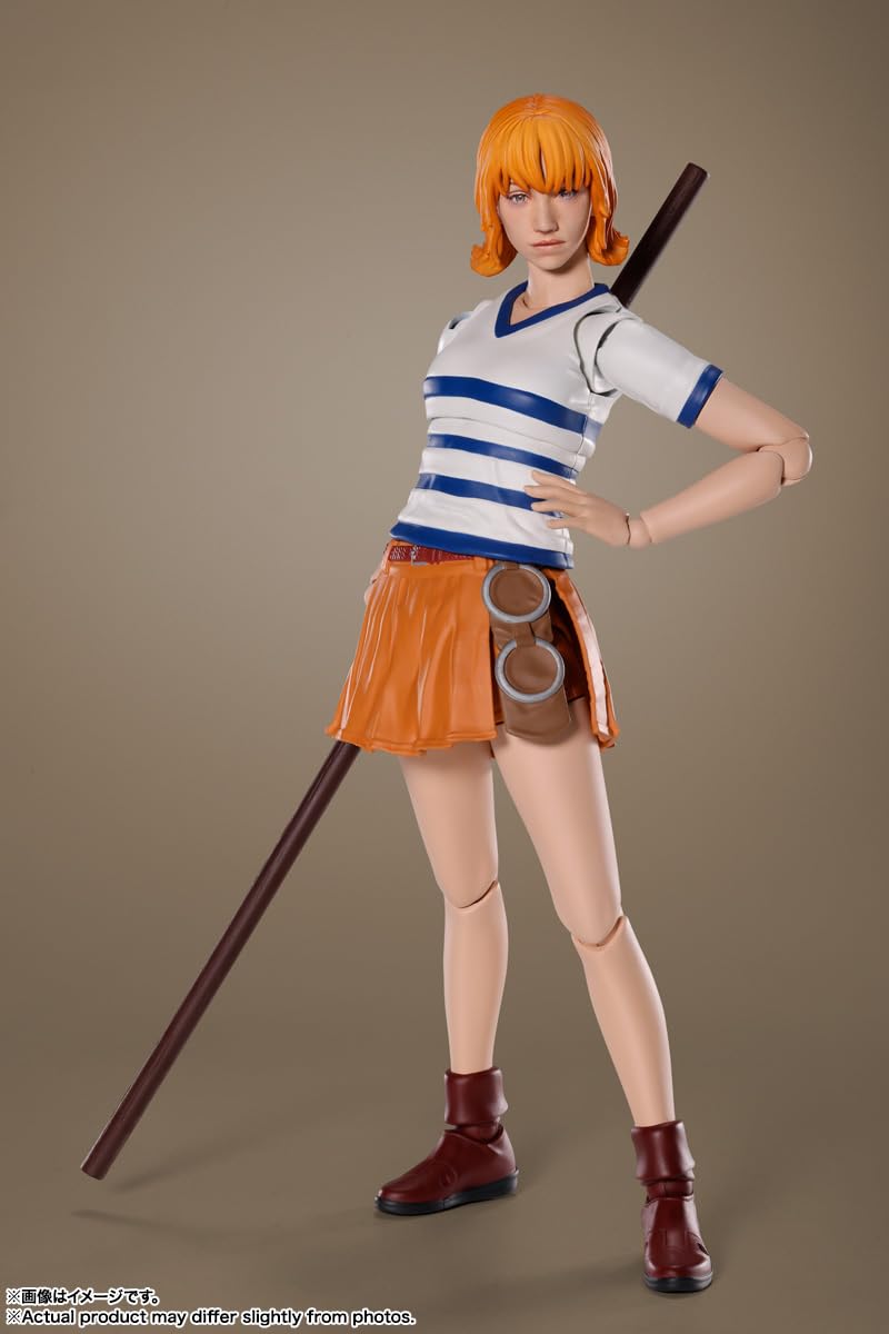 Tamashii Nations SHFiguarts Nami One Piece Netflix Series 150mm Movable Figure