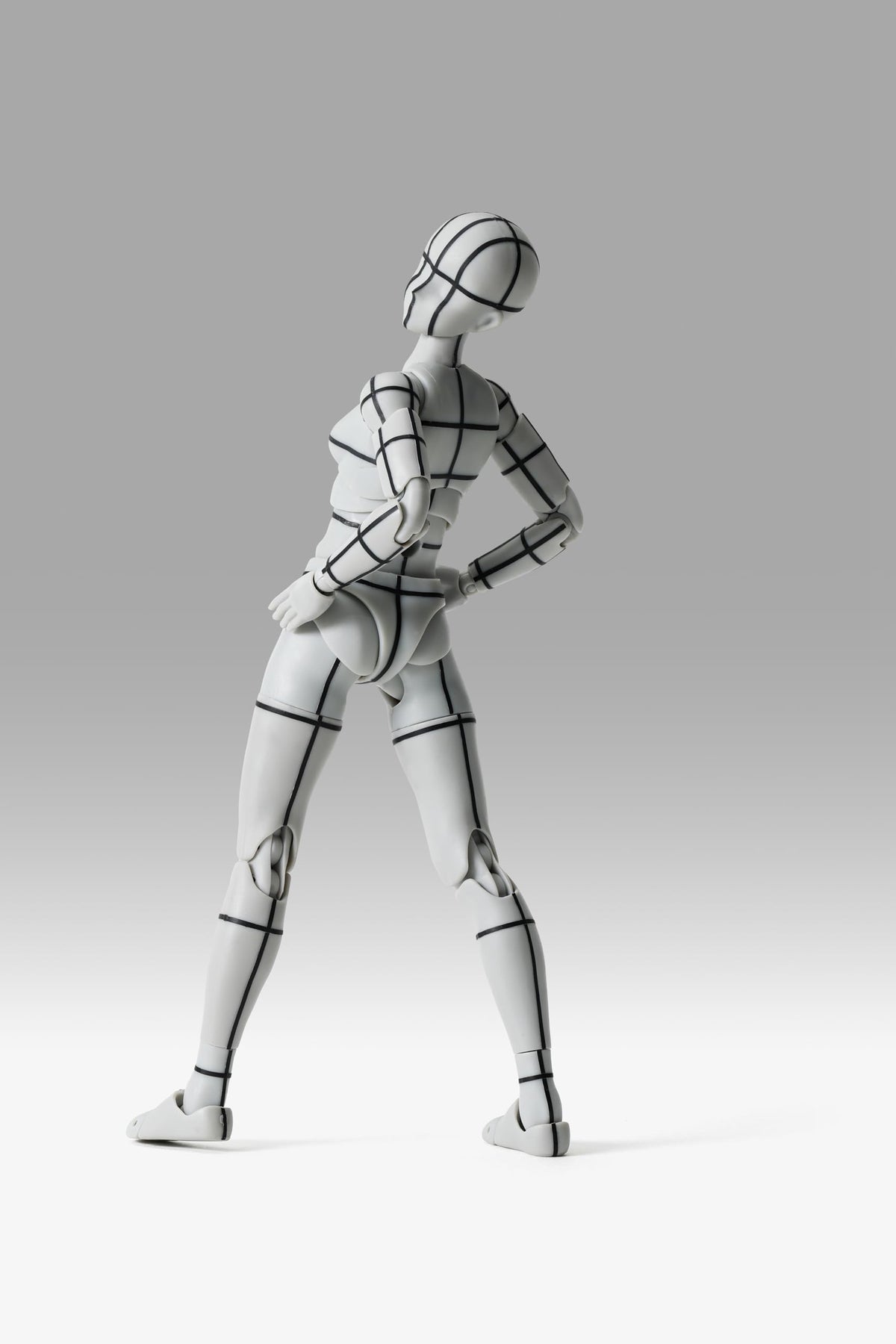Tamashii Nations SHFiguarts Body-Chan Sports Edition Wireframe Gray 135mm Figure