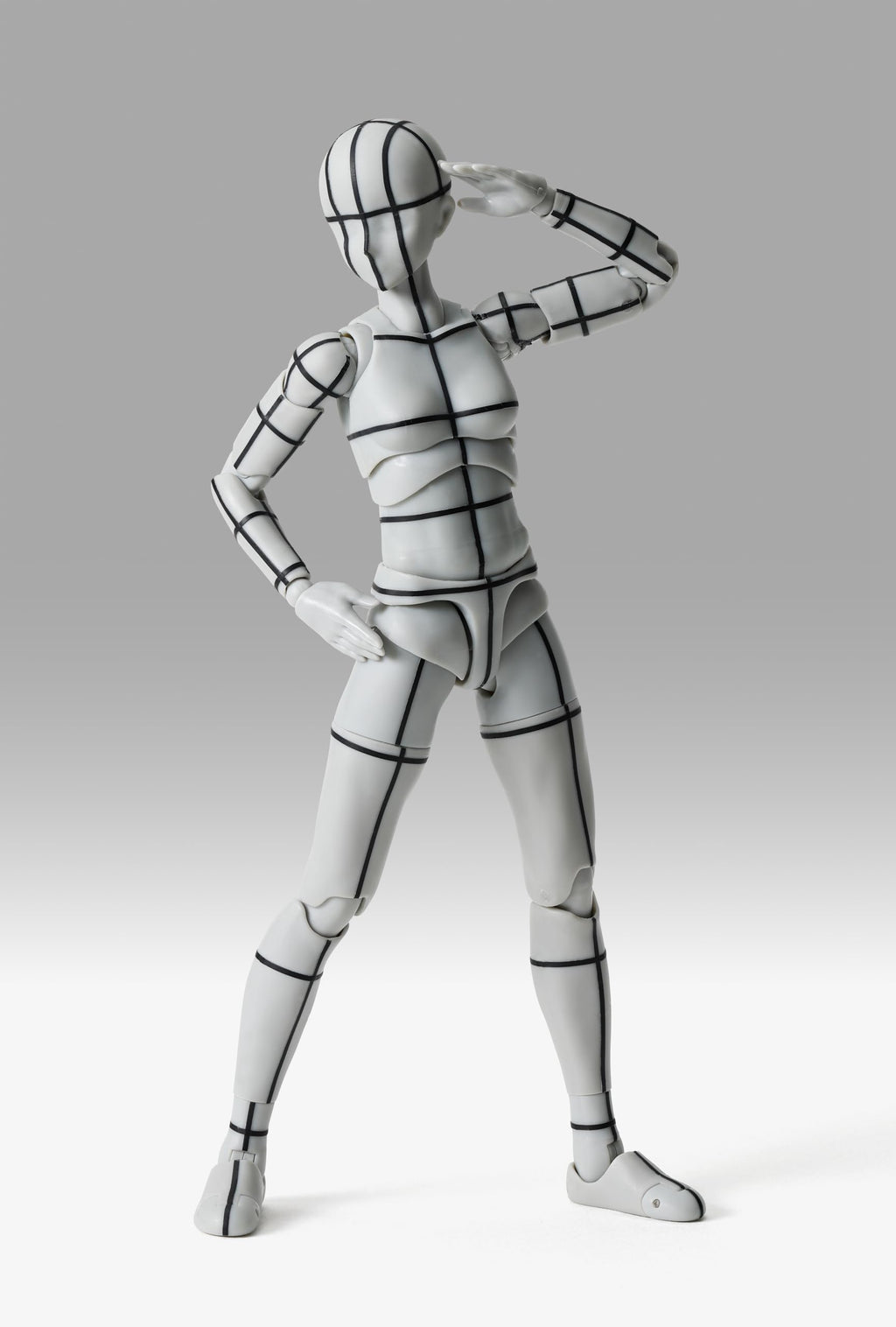 Tamashii Nations SHFiguarts Body-Chan Sports Edition Wireframe Gray 135mm Figure