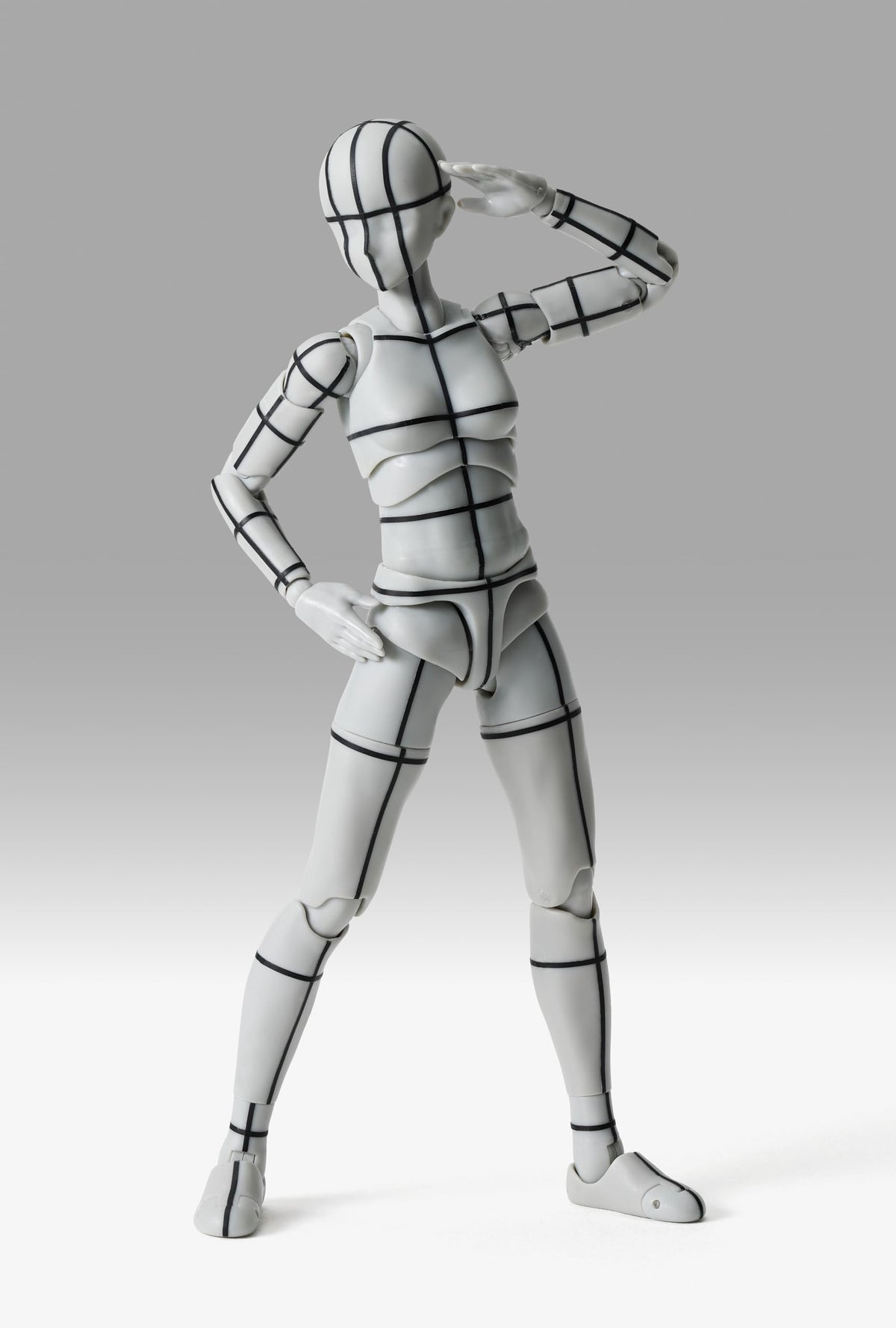 Tamashii Nations SHFiguarts Body-Chan Sports Edition Wireframe Gray 135mm Figure