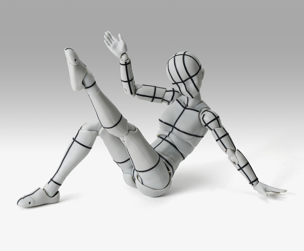 Tamashii Nations SHFiguarts Body-Chan Sports Edition Wireframe Gray 135mm Figure