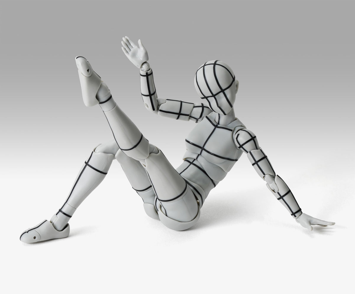Tamashii Nations SHFiguarts Body-Chan Sports Edition Wireframe Gray 135mm Figure