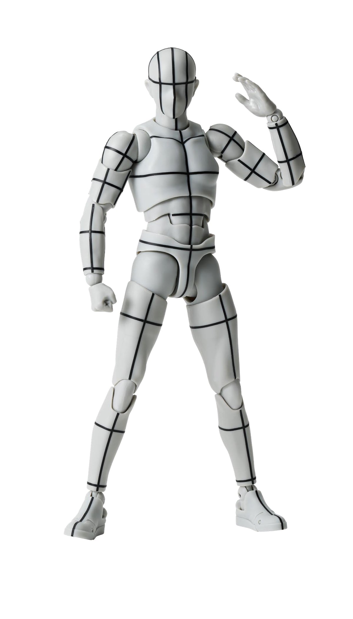 Tamashii Nations S.H.Figuarts Body-Kun Sports Wireframe Gray 150mm PVC Figure
