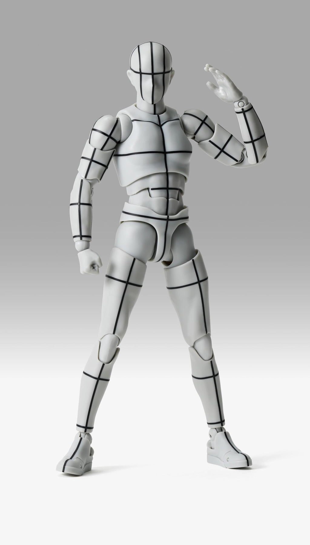 Tamashii Nations S.H.Figuarts Body-Kun Sports Wireframe Gray 150mm PVC Figure