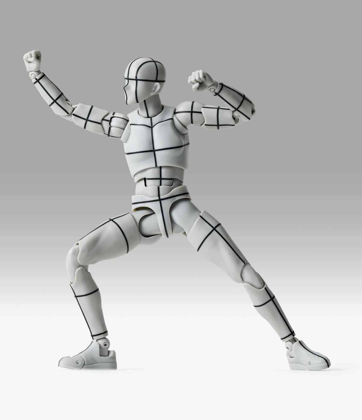 Tamashii Nations S.H.Figuarts Body-Kun Sports Wireframe Gray 150mm PVC Figure