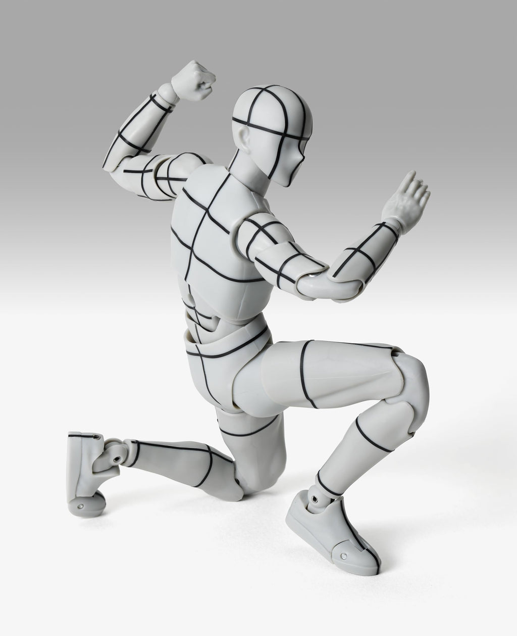 Tamashii Nations S.H.Figuarts Body-Kun Sports Wireframe Gray 150mm PVC Figure