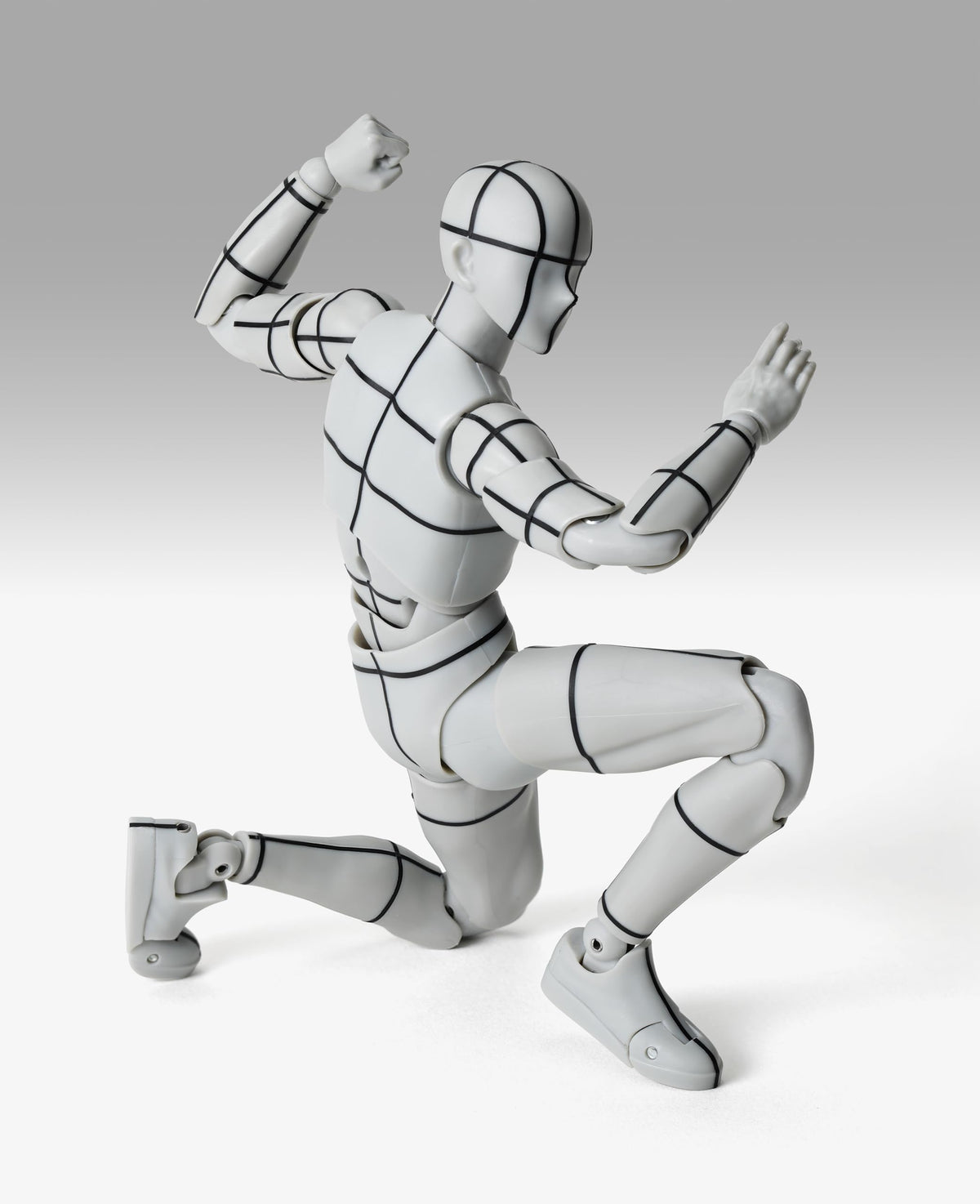 Tamashii Nations S.H.Figuarts Body-Kun Sports Wireframe Gray 150mm PVC Figure