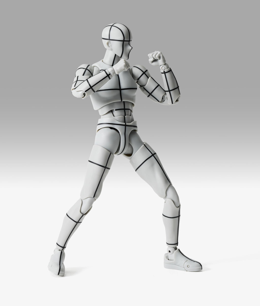 Tamashii Nations S.H.Figuarts Body-Kun Sports Wireframe Gray 150mm PVC Figure