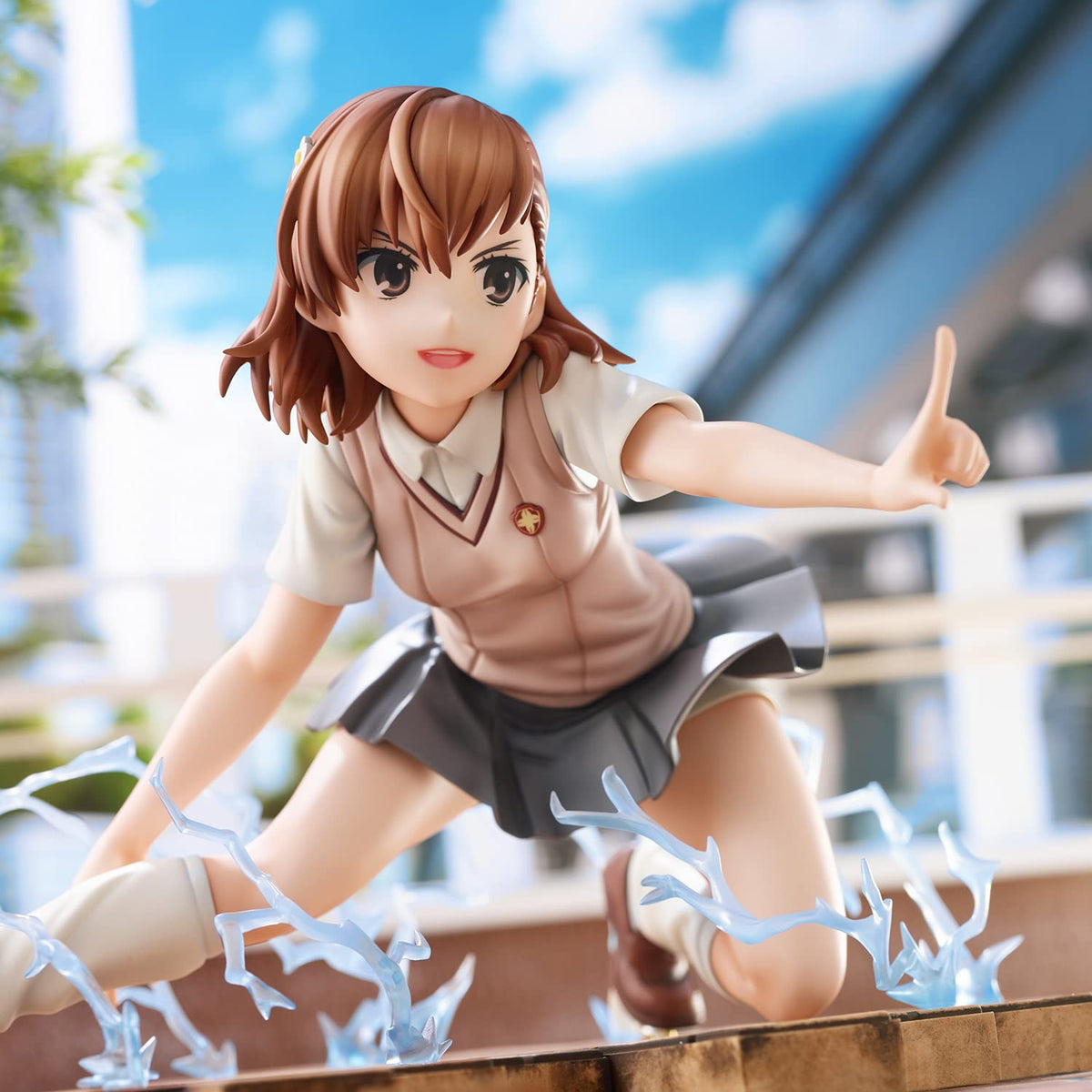 Union Creative A Certain Scientific Railgun T Mikoto Misaka Non-Scale Pvc Abs Painted Complete Figure