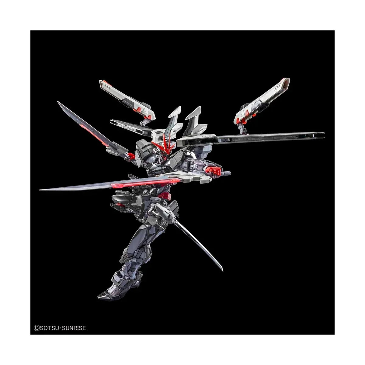 Bandai Hiresolution Model 1/100 Mobile Suit Seed Astray B Astray Noir Model Kit Figure